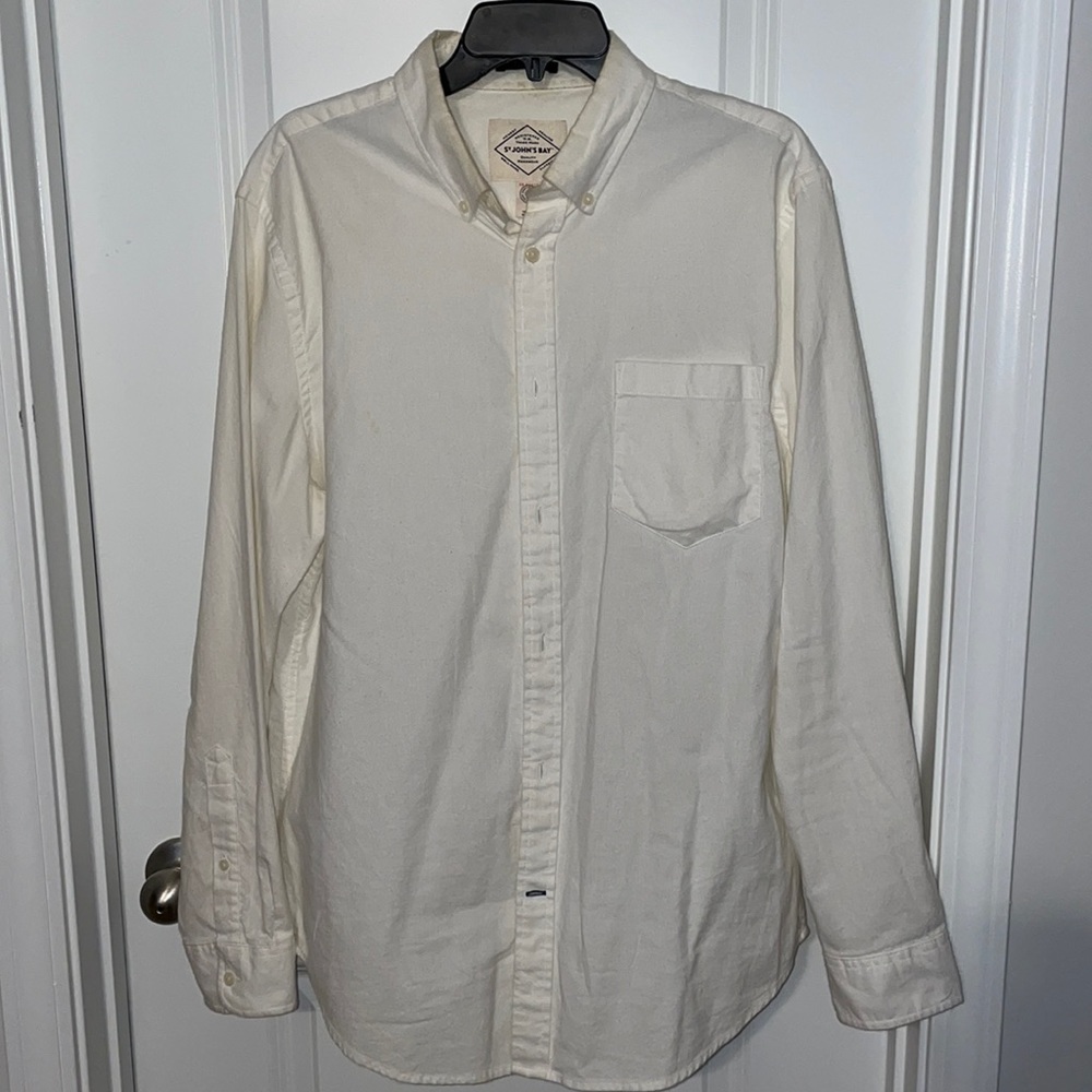 White Oxford style shirt
